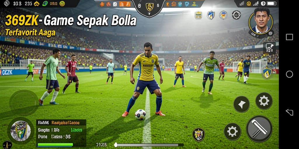 Tampilan gameplay mendebarkan dalam 369ZK dengan pemain beraksi di lapangan.