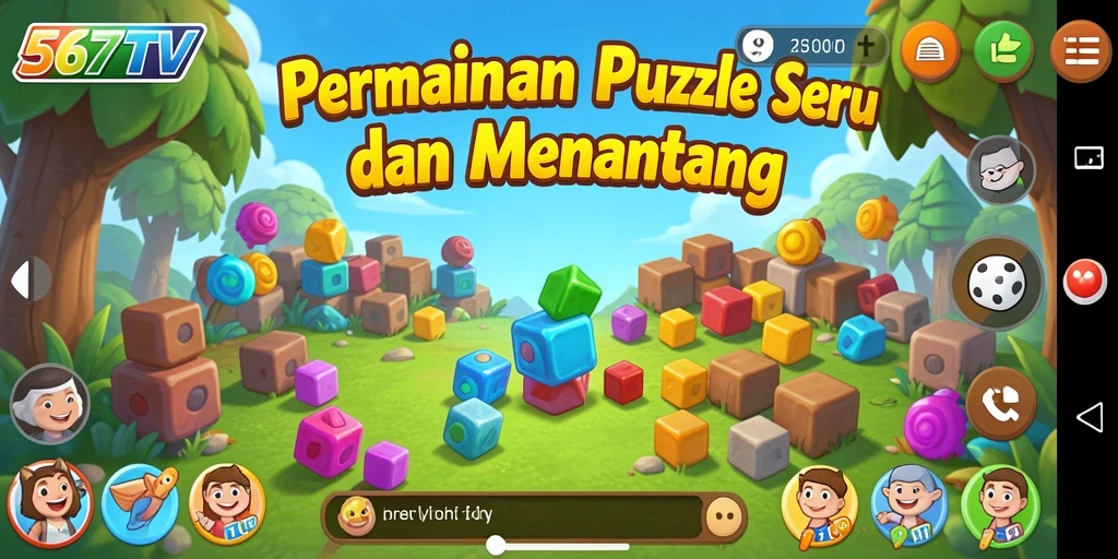 Tampilan gameplay menantang dari 567TV dalam genre Puzzle.