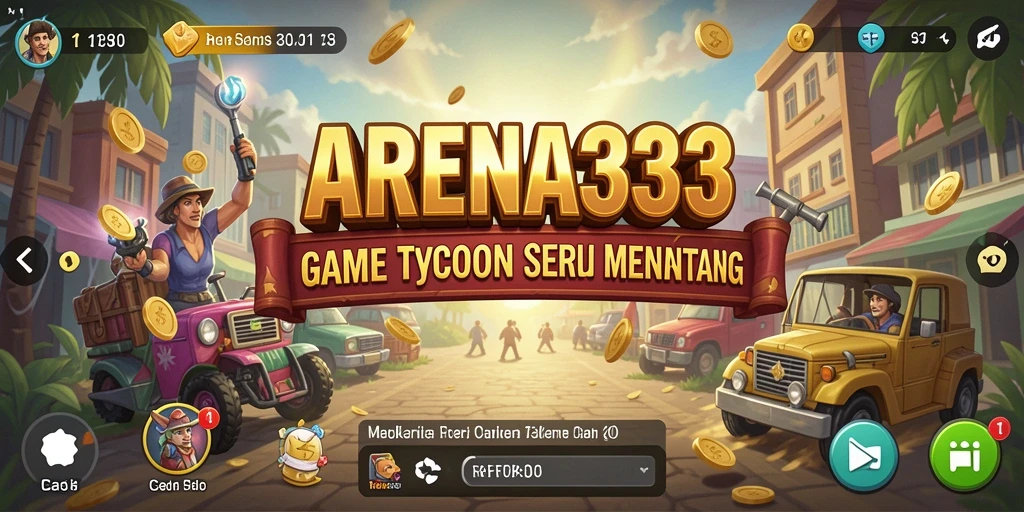 Screenshot ARENA333 menampilkan gameplay Tycoon yang seru.