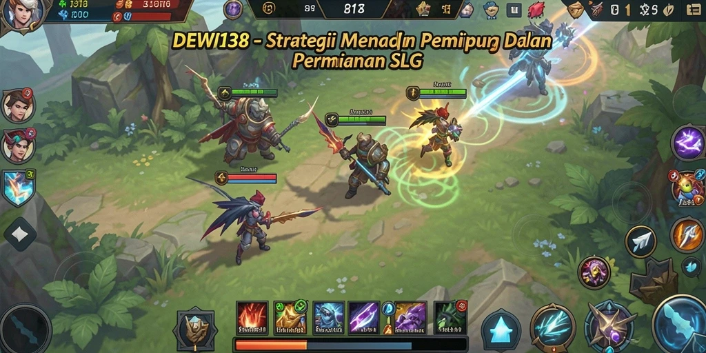 Tampilan gameplay strategis DEWI138 dengan pertempuran yang mendebarkan.