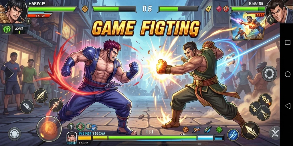 Tampilan gameplay HARAPJP yang dinamis dan mendebarkan.