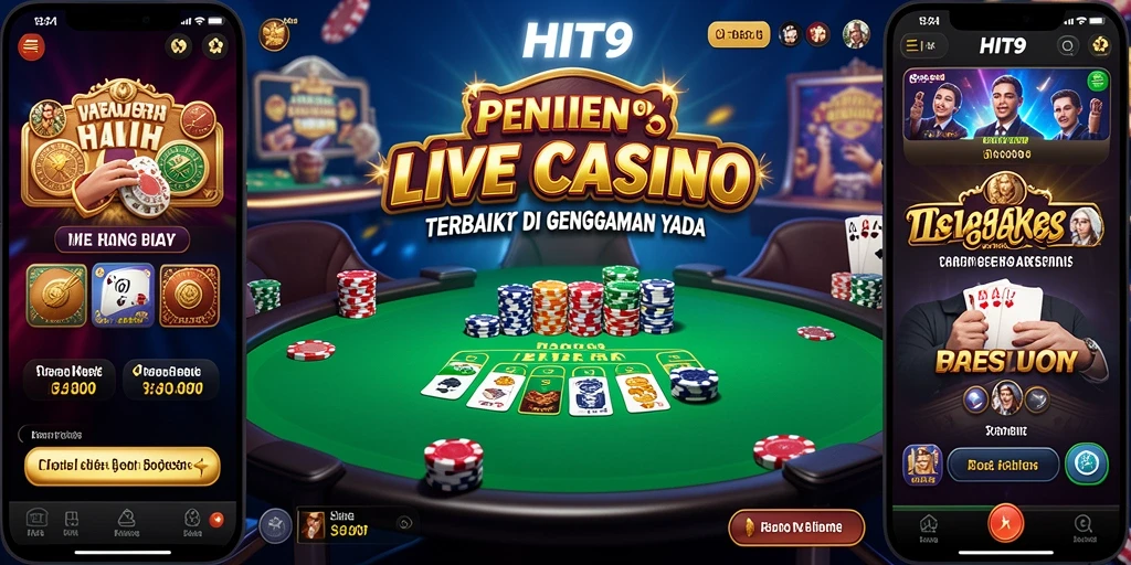 Tampilan gameplay HIT9 yang menarik dan interaktif dalam lingkungan Live Casino.