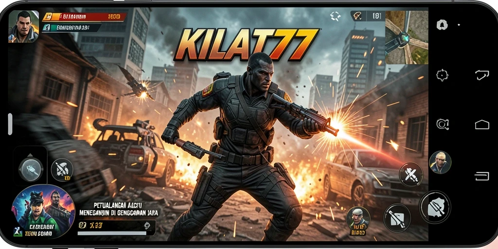 Tampilan gameplay KILAT77 yang penuh aksi dan menegangkan.