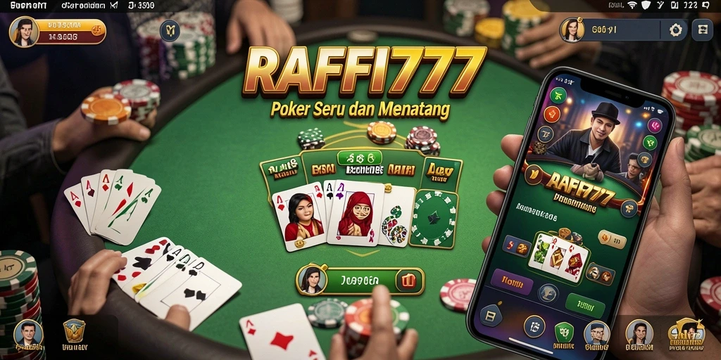 Tampilan gameplay seru dalam RAFFI777 yang memukau.