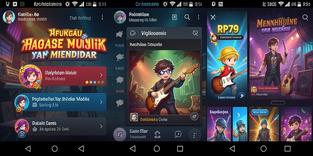 Tampilan gameplay RP79 yang seru dengan pengalaman belajar musik interaktif.