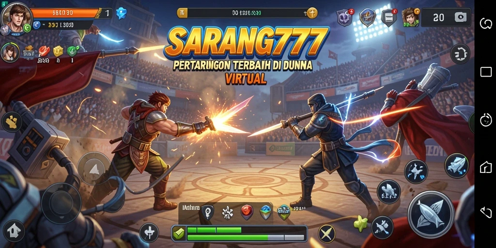 Tampilan gameplay mendebarkan di dunia Fighting SARANG777.