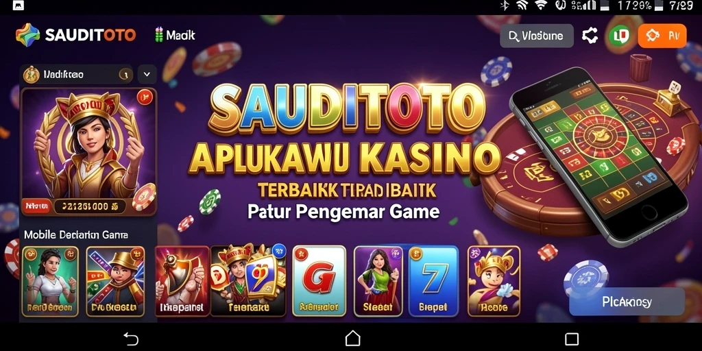 Tampilan gameplay seru di SAUDITOTO dengan berbagai pilihan permainan Kasino.