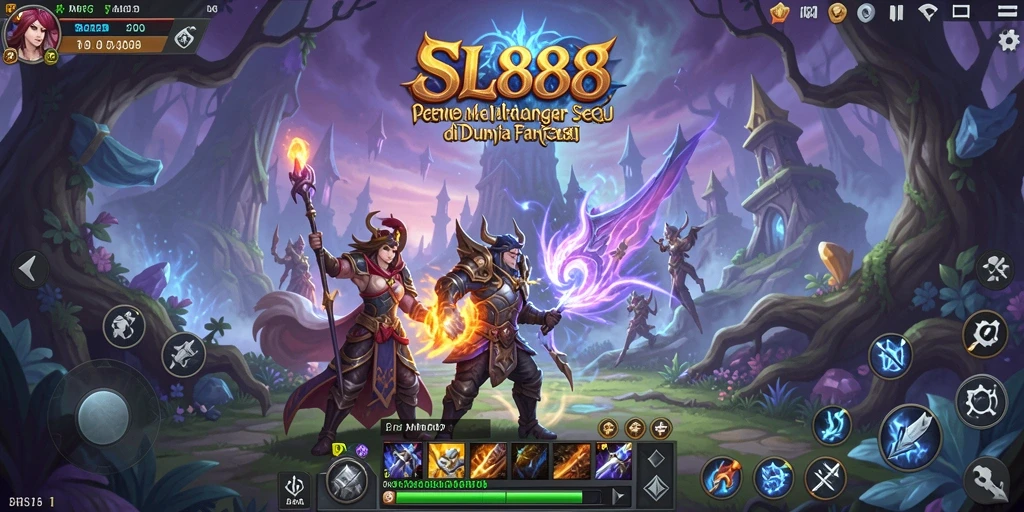 Tampilan gameplay SL888 dengan aksi seru dan grafis yang menakjubkan.
